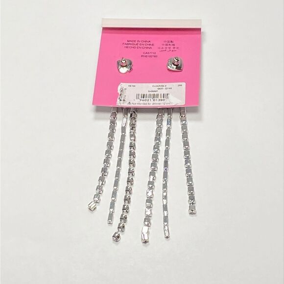 Kate Spade glitzville fringe earrings - Picture 2 of 8